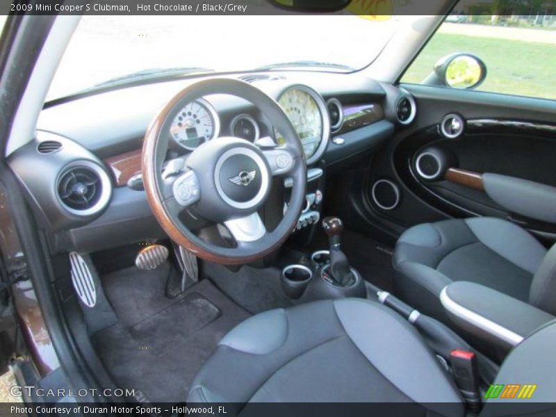  2009 Cooper S Clubman Black/Grey Interior