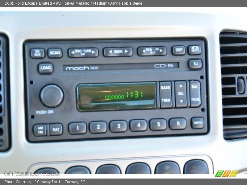 Silver Metallic / Medium/Dark Pebble Beige 2005 Ford Escape Limited 4WD