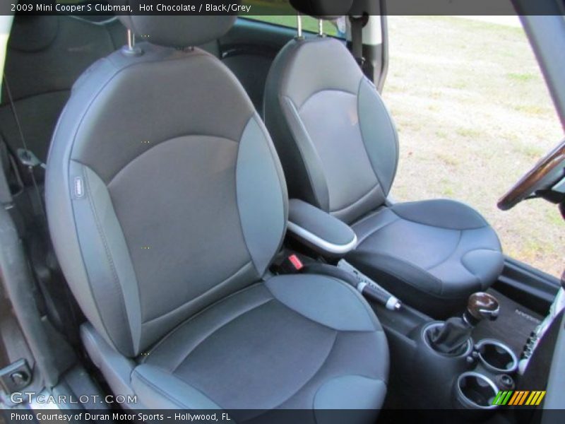 Hot Chocolate / Black/Grey 2009 Mini Cooper S Clubman
