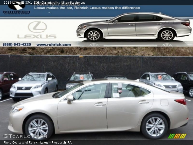 Satin Cashmere Metallic / Parchment 2013 Lexus ES 350