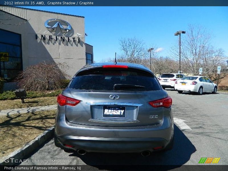 Graphite Shadow / Graphite 2012 Infiniti FX 35 AWD