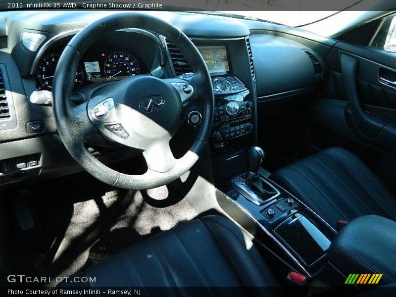 Graphite Shadow / Graphite 2012 Infiniti FX 35 AWD