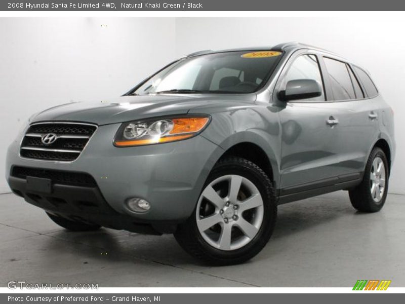 Natural Khaki Green / Black 2008 Hyundai Santa Fe Limited 4WD