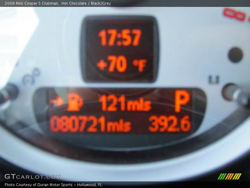 Hot Chocolate / Black/Grey 2009 Mini Cooper S Clubman