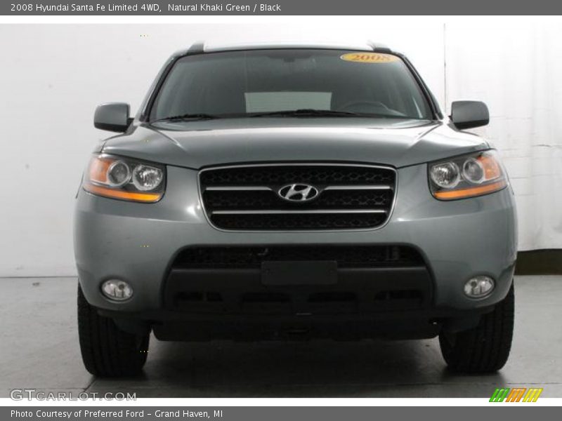 Natural Khaki Green / Black 2008 Hyundai Santa Fe Limited 4WD