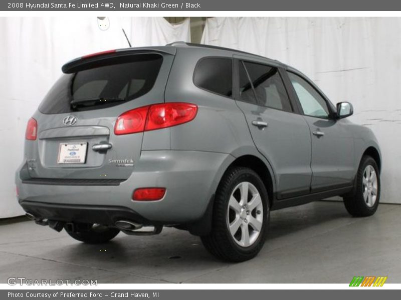 Natural Khaki Green / Black 2008 Hyundai Santa Fe Limited 4WD
