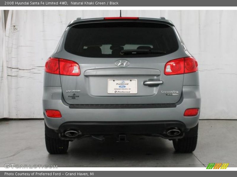 Natural Khaki Green / Black 2008 Hyundai Santa Fe Limited 4WD