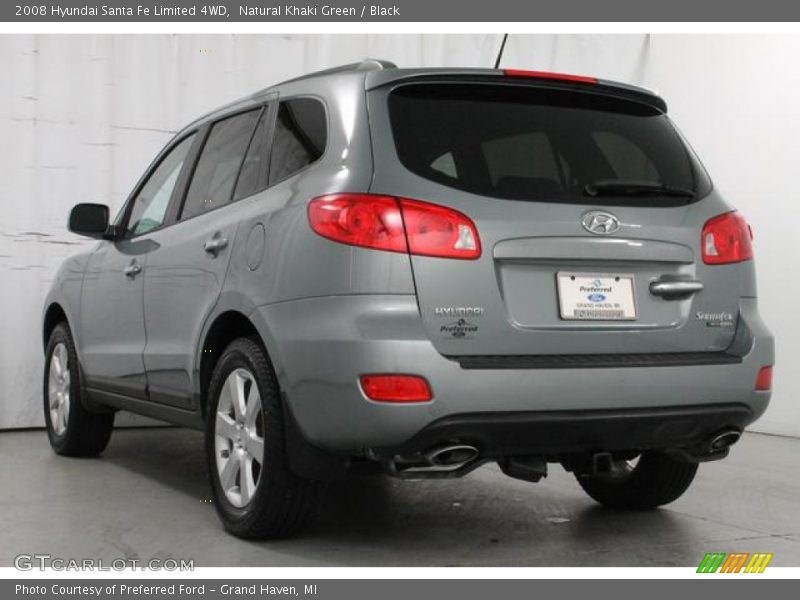 Natural Khaki Green / Black 2008 Hyundai Santa Fe Limited 4WD