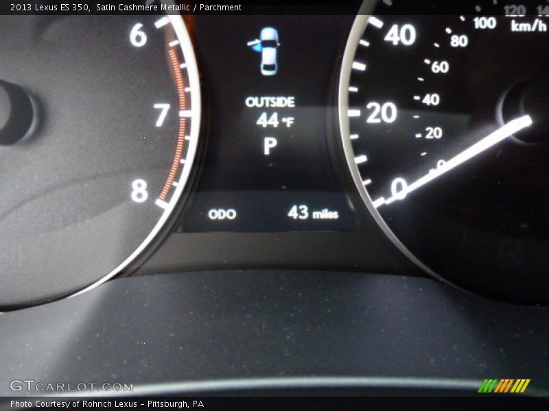 Satin Cashmere Metallic / Parchment 2013 Lexus ES 350