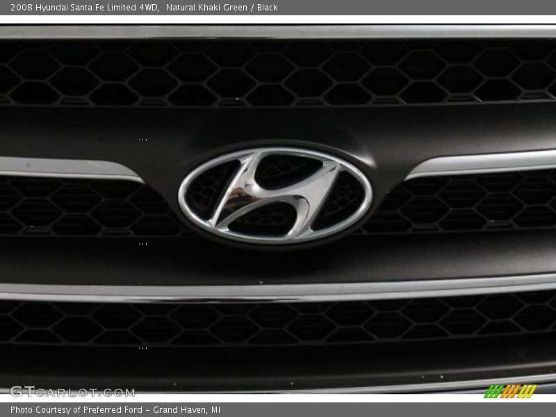 Natural Khaki Green / Black 2008 Hyundai Santa Fe Limited 4WD