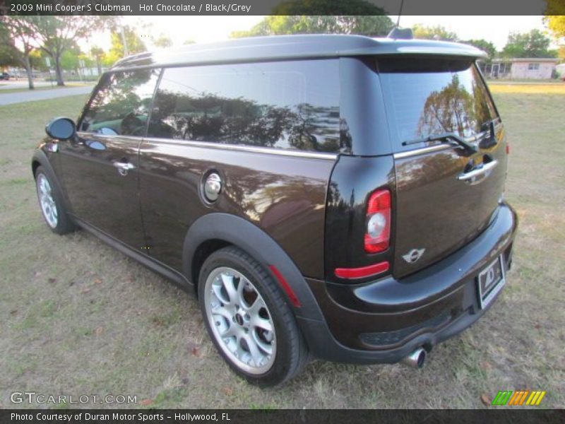 Hot Chocolate / Black/Grey 2009 Mini Cooper S Clubman