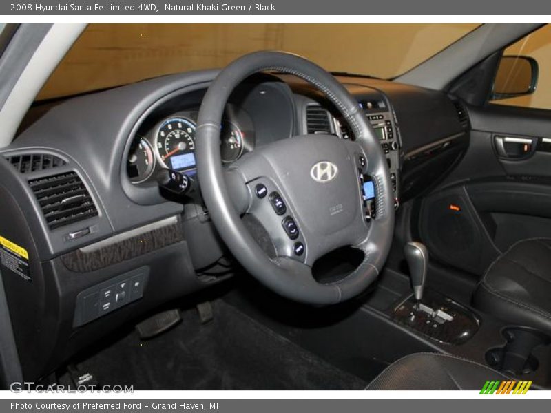 Natural Khaki Green / Black 2008 Hyundai Santa Fe Limited 4WD