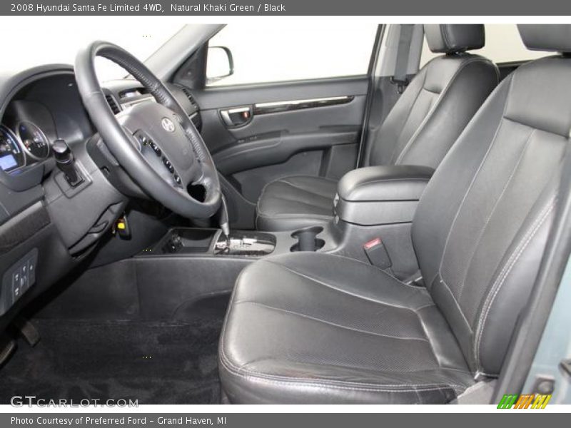 Natural Khaki Green / Black 2008 Hyundai Santa Fe Limited 4WD
