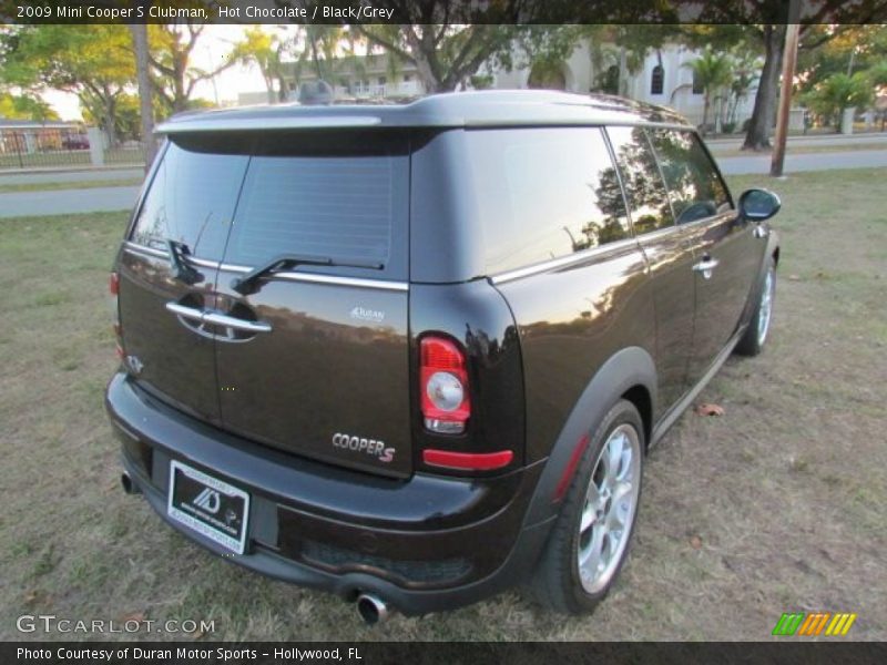 Hot Chocolate / Black/Grey 2009 Mini Cooper S Clubman