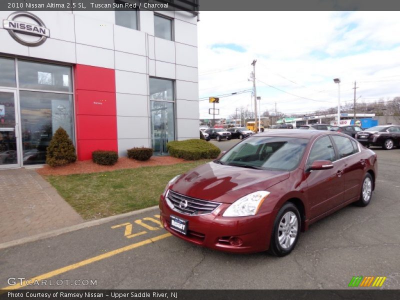 Tuscan Sun Red / Charcoal 2010 Nissan Altima 2.5 SL