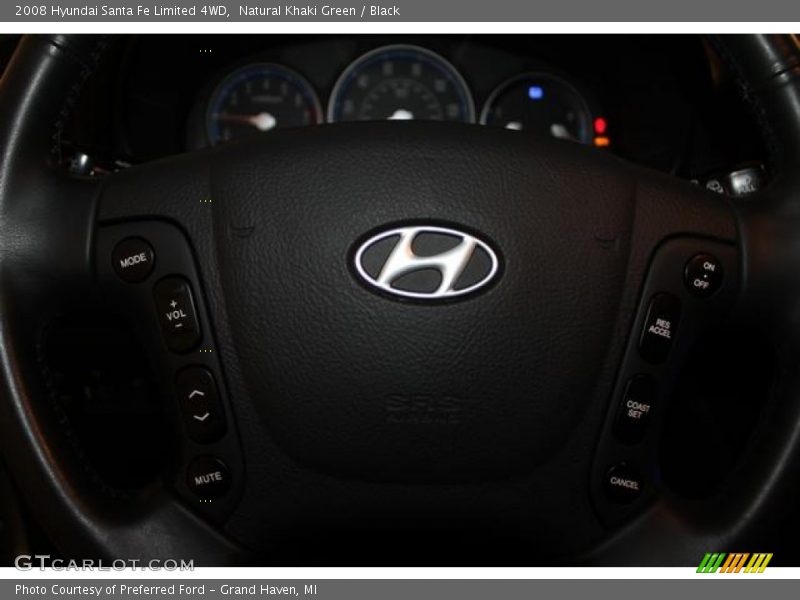 Natural Khaki Green / Black 2008 Hyundai Santa Fe Limited 4WD