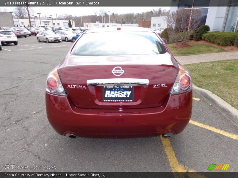 Tuscan Sun Red / Charcoal 2010 Nissan Altima 2.5 SL