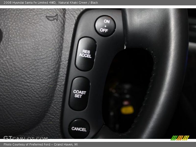 Natural Khaki Green / Black 2008 Hyundai Santa Fe Limited 4WD