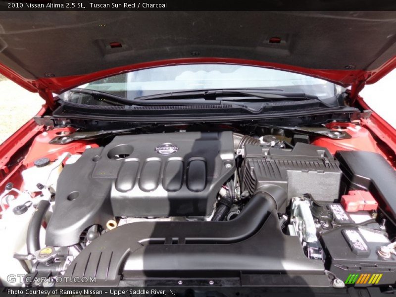 Tuscan Sun Red / Charcoal 2010 Nissan Altima 2.5 SL