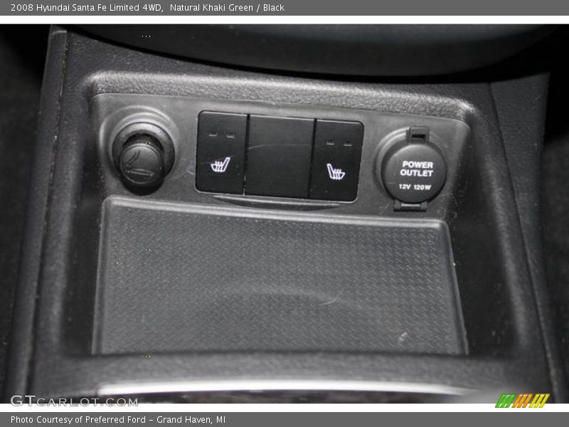 Natural Khaki Green / Black 2008 Hyundai Santa Fe Limited 4WD