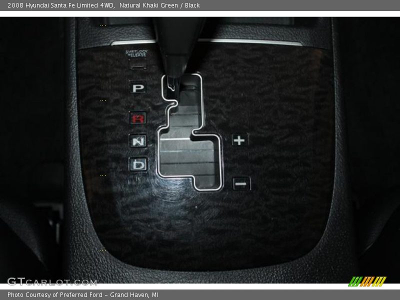 Natural Khaki Green / Black 2008 Hyundai Santa Fe Limited 4WD