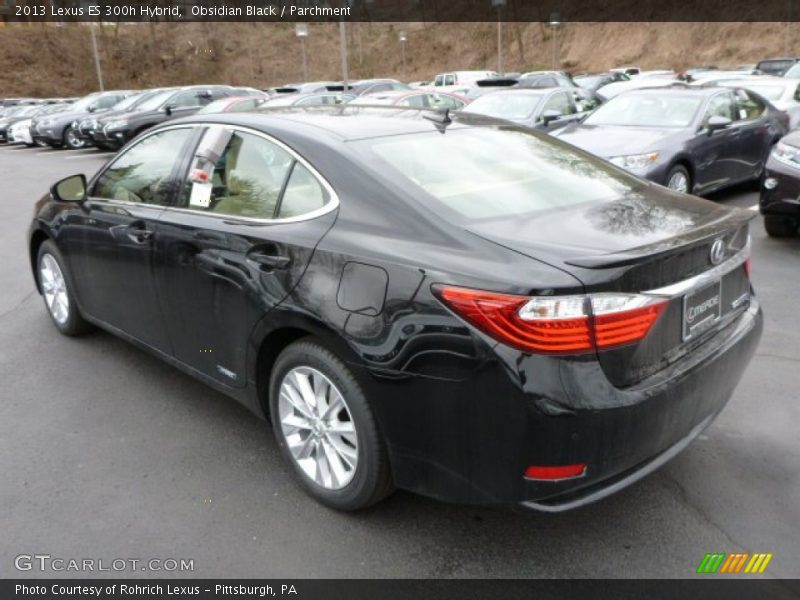 Obsidian Black / Parchment 2013 Lexus ES 300h Hybrid