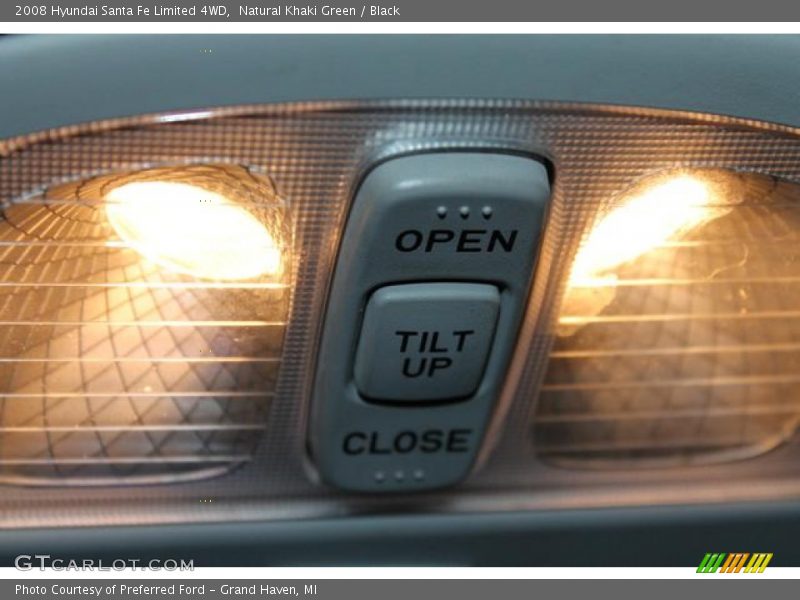 Natural Khaki Green / Black 2008 Hyundai Santa Fe Limited 4WD