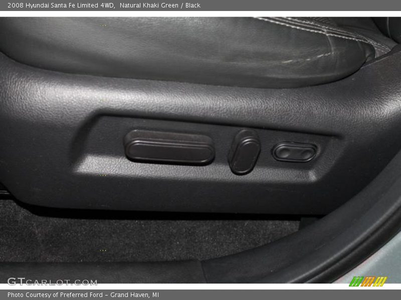 Natural Khaki Green / Black 2008 Hyundai Santa Fe Limited 4WD