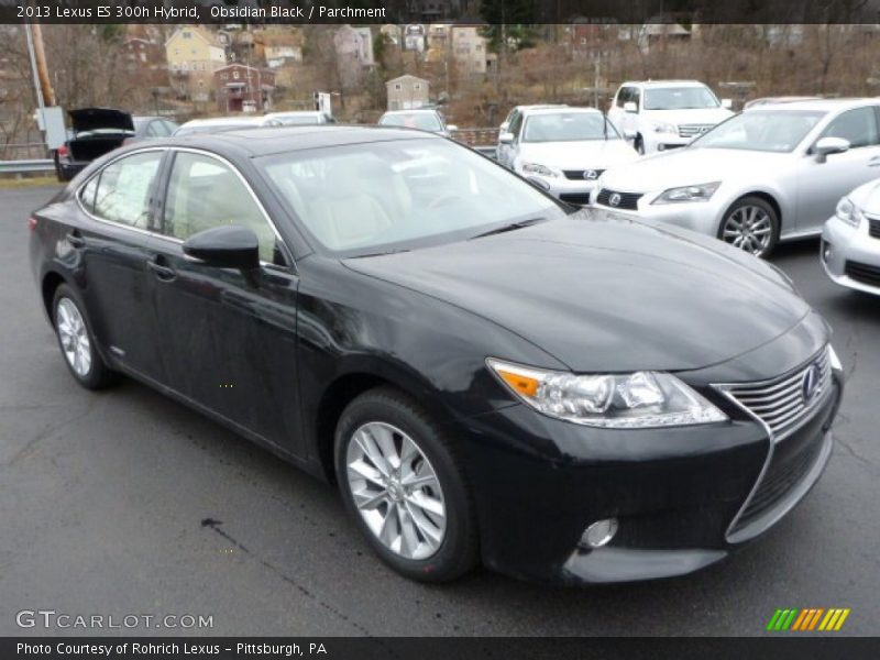 Obsidian Black / Parchment 2013 Lexus ES 300h Hybrid