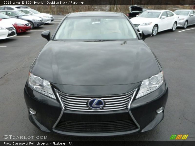 Obsidian Black / Parchment 2013 Lexus ES 300h Hybrid
