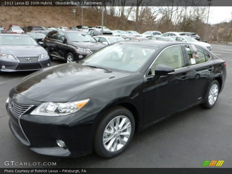 Obsidian Black / Parchment 2013 Lexus ES 300h Hybrid