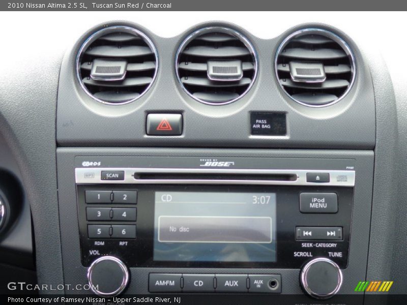 Tuscan Sun Red / Charcoal 2010 Nissan Altima 2.5 SL