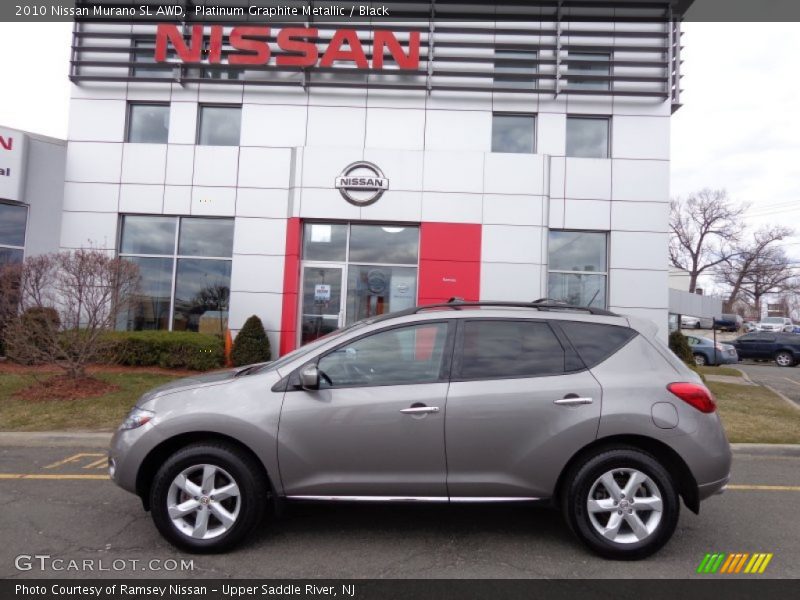 Platinum Graphite Metallic / Black 2010 Nissan Murano SL AWD