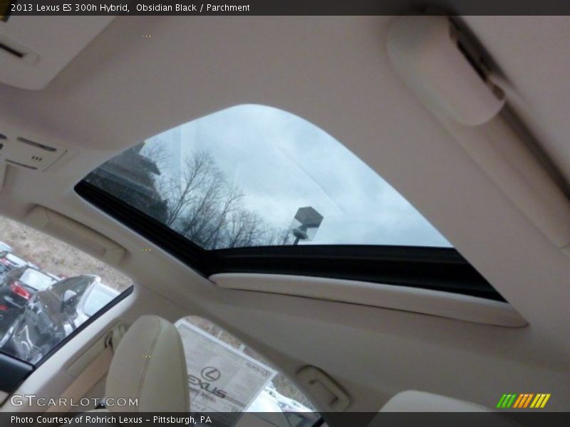 Obsidian Black / Parchment 2013 Lexus ES 300h Hybrid