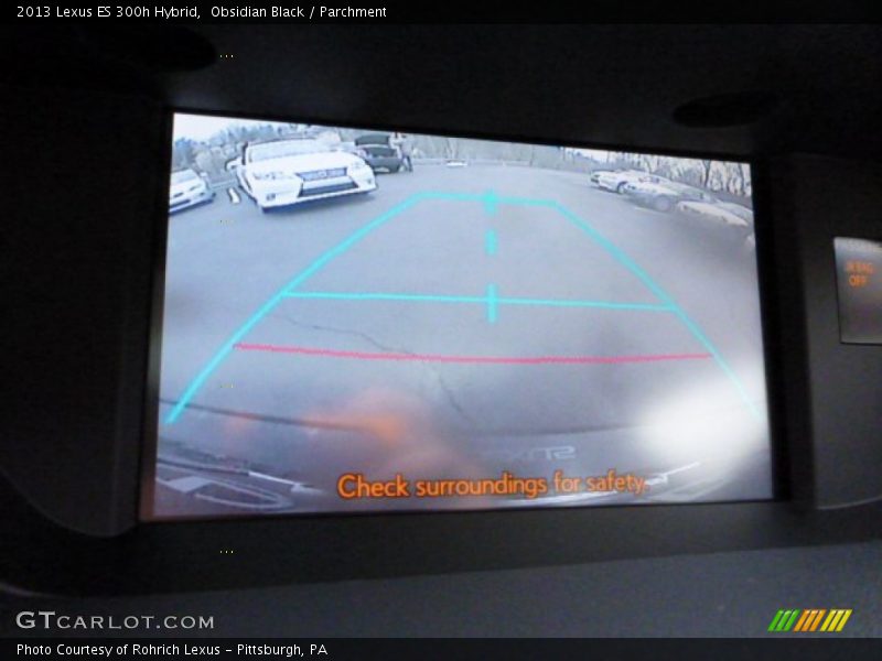 Obsidian Black / Parchment 2013 Lexus ES 300h Hybrid