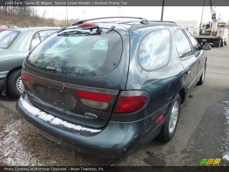 Spruce Green Metallic / Medium Prairie Tan 1999 Ford Taurus SE Wagon