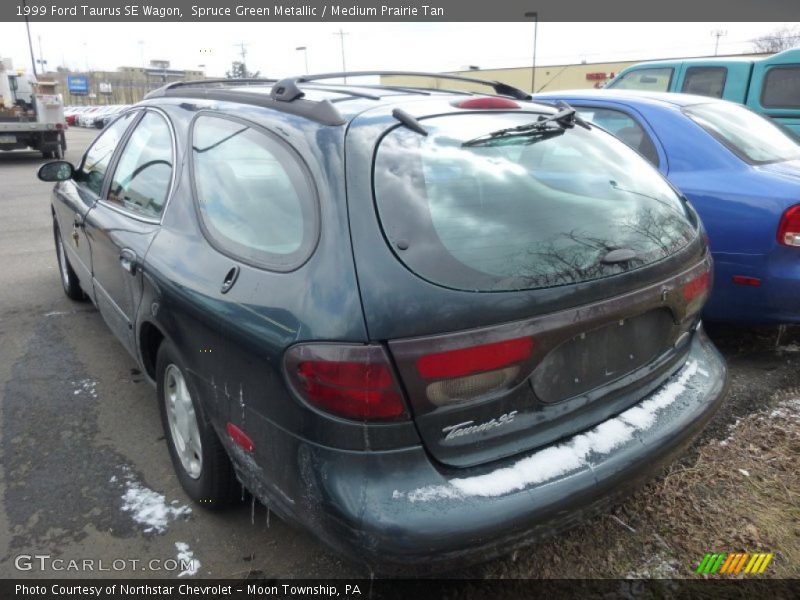 Spruce Green Metallic / Medium Prairie Tan 1999 Ford Taurus SE Wagon