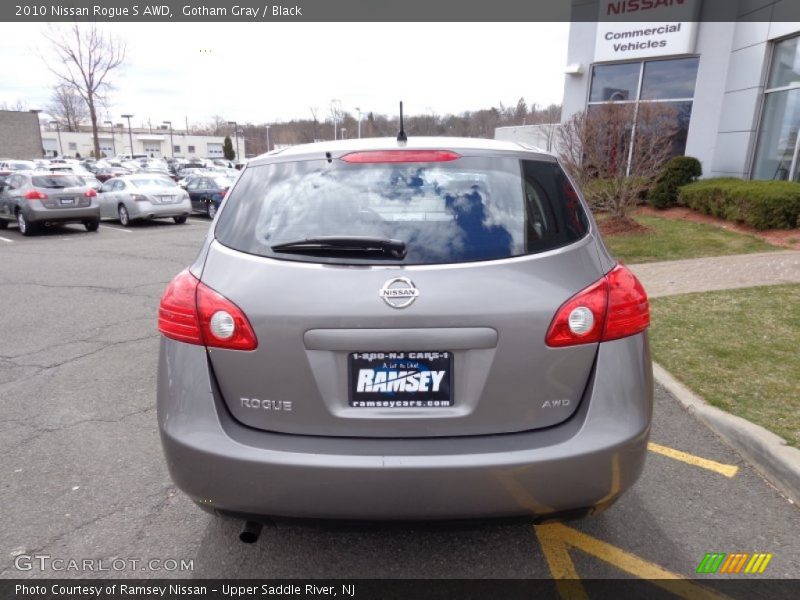 Gotham Gray / Black 2010 Nissan Rogue S AWD