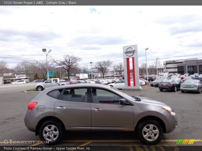 Gotham Gray / Black 2010 Nissan Rogue S AWD