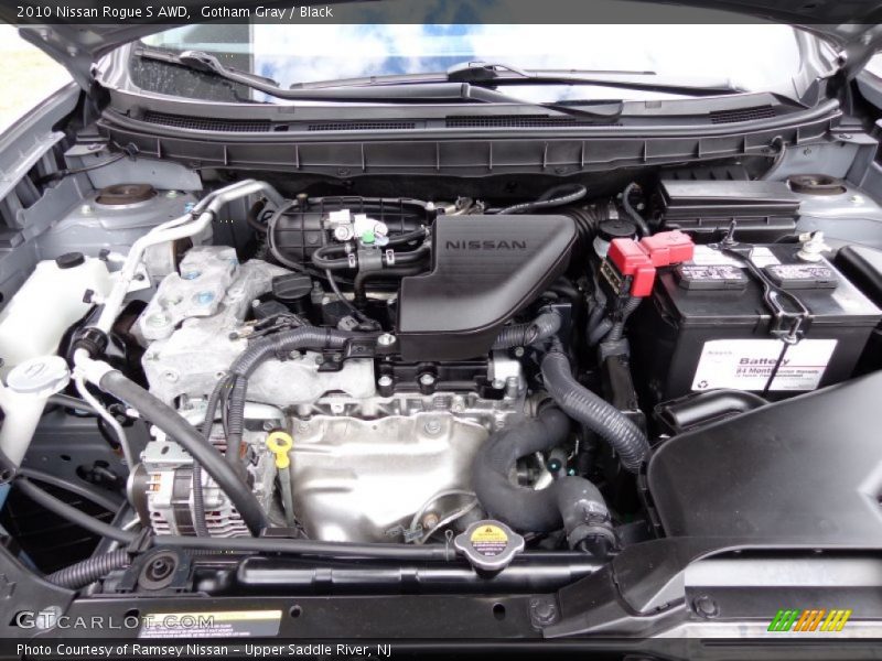 Gotham Gray / Black 2010 Nissan Rogue S AWD