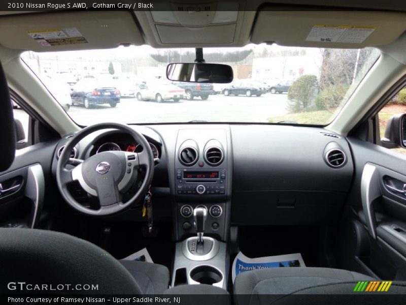 Gotham Gray / Black 2010 Nissan Rogue S AWD