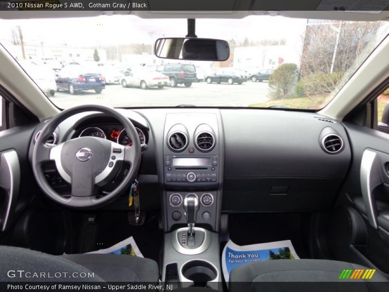 Gotham Gray / Black 2010 Nissan Rogue S AWD