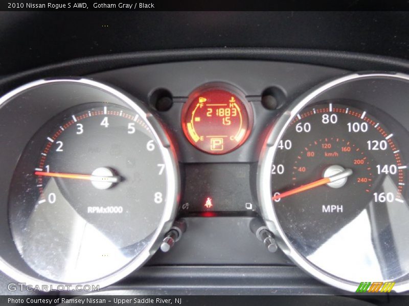 Gotham Gray / Black 2010 Nissan Rogue S AWD