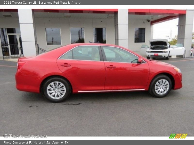 Barcelona Red Metallic / Ivory 2012 Toyota Camry LE