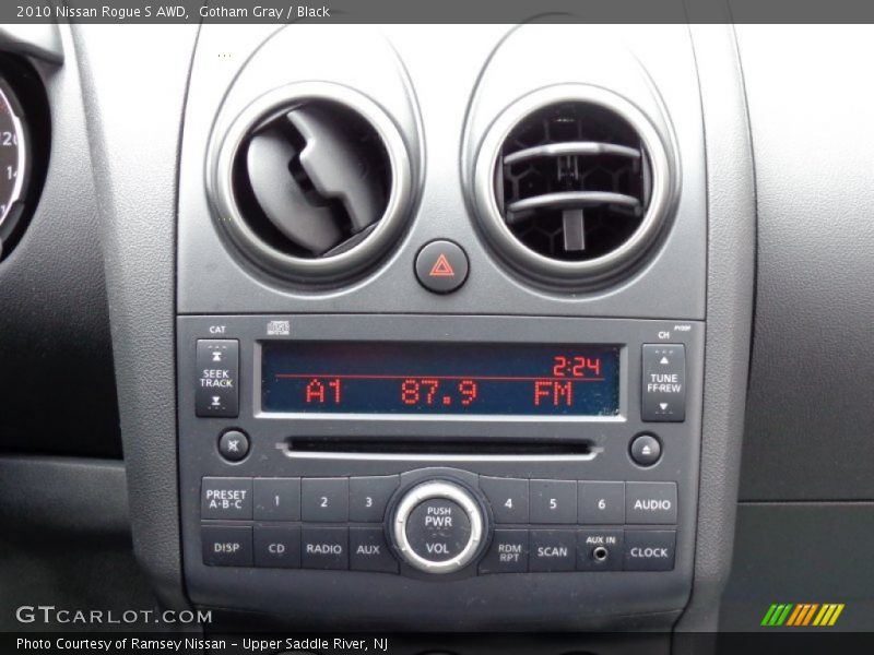 Gotham Gray / Black 2010 Nissan Rogue S AWD