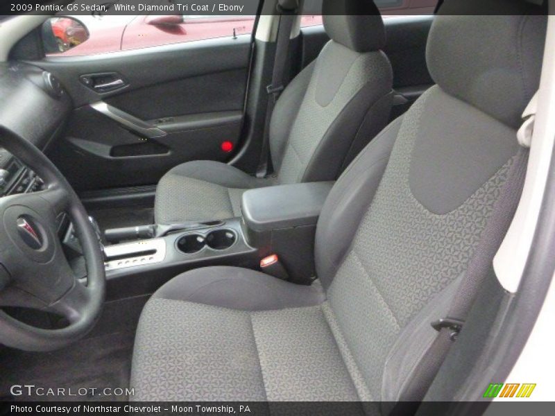  2009 G6 Sedan Ebony Interior