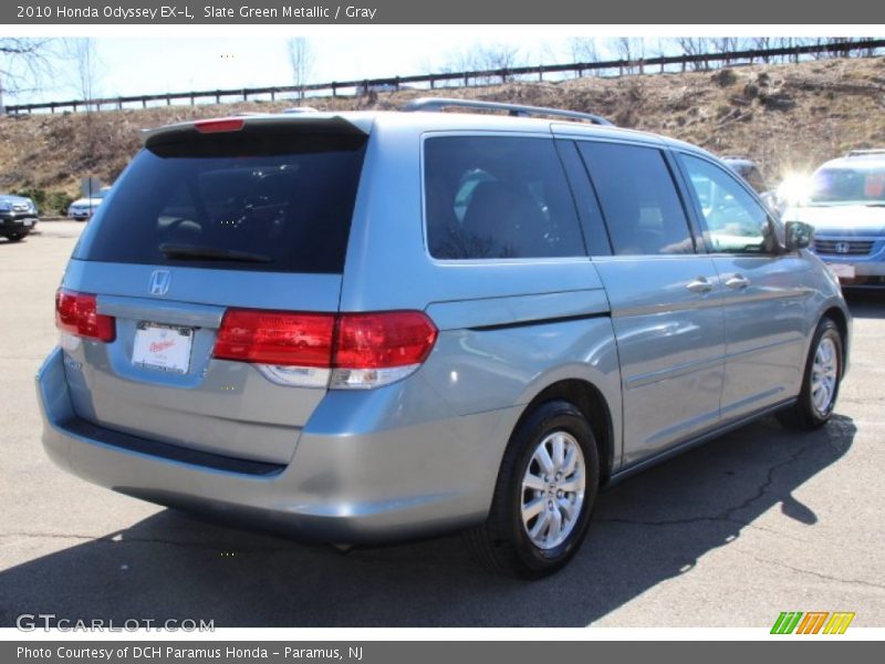 Slate Green Metallic / Gray 2010 Honda Odyssey EX-L