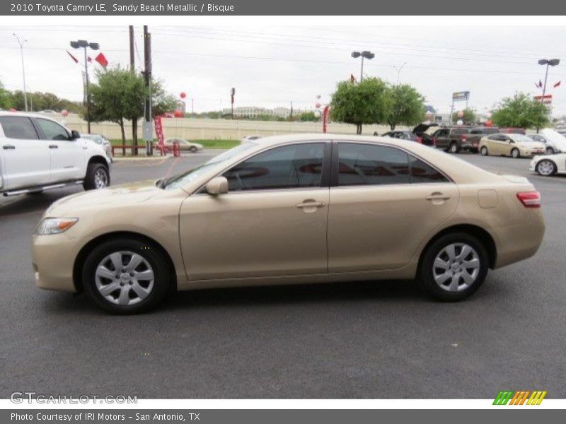 Sandy Beach Metallic / Bisque 2010 Toyota Camry LE