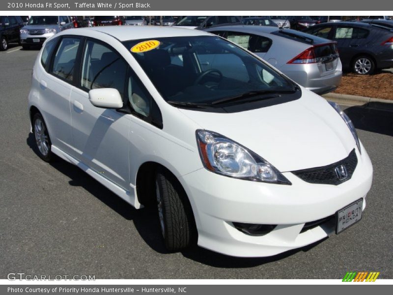 Taffeta White / Sport Black 2010 Honda Fit Sport