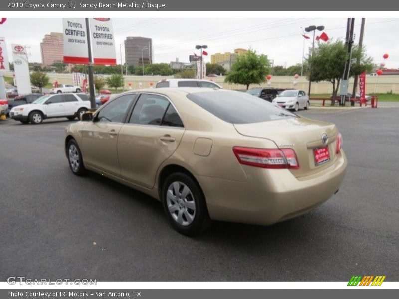 Sandy Beach Metallic / Bisque 2010 Toyota Camry LE